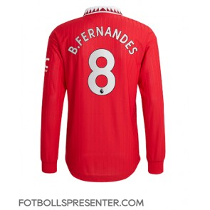 Manchester United Bruno Fernandes #8 Hemma Matchtröja 2022-23 Långärmad